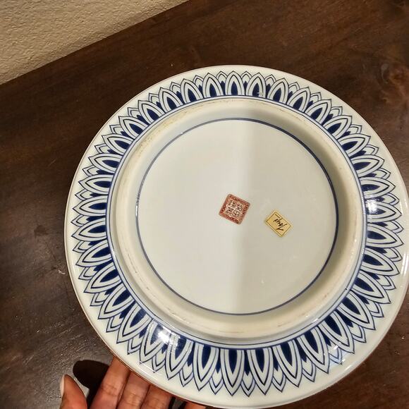 Vintage Toyo Shibata Porcelain Bowl with Gold Trim - Picture 6 of 7